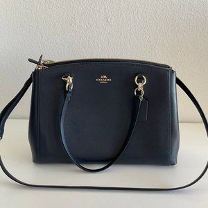 Coach Midnight Blue Carryall Purse